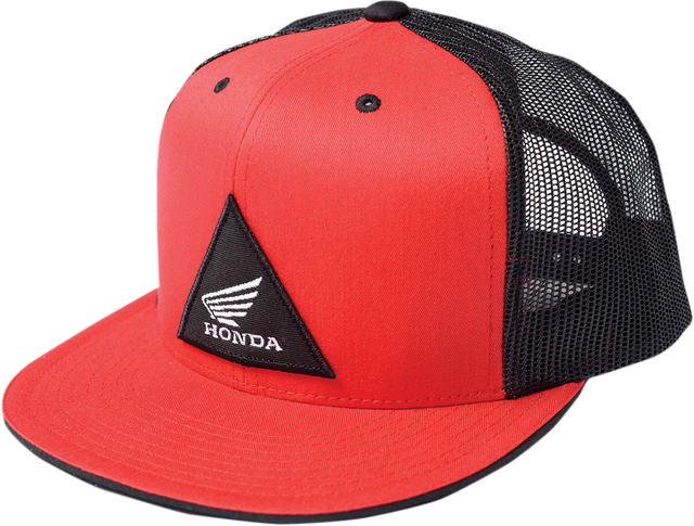 FACTORY EFFEX Honda Snapback Hat - Honda TRI Snapback Hat / Red/Black 2501-2324