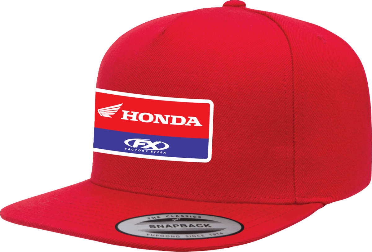 FACTORY EFFEX Honda Victory Snapback Hat - Red 2501-4368