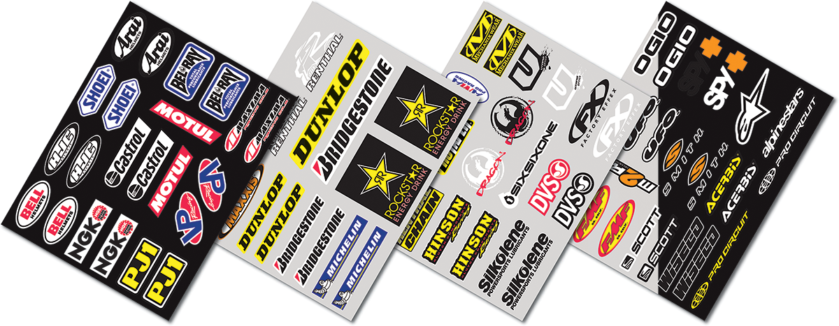 FACTORY EFFEX Iron-On Sponsor Kit - Iron-On Jersey Sponsor Kit 4320-0787