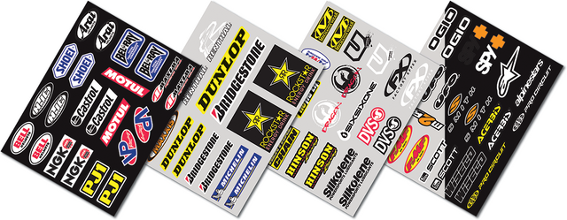 FACTORY EFFEX Iron-On Sponsor Kit - Iron-On Jersey Sponsor Kit 4320-0787