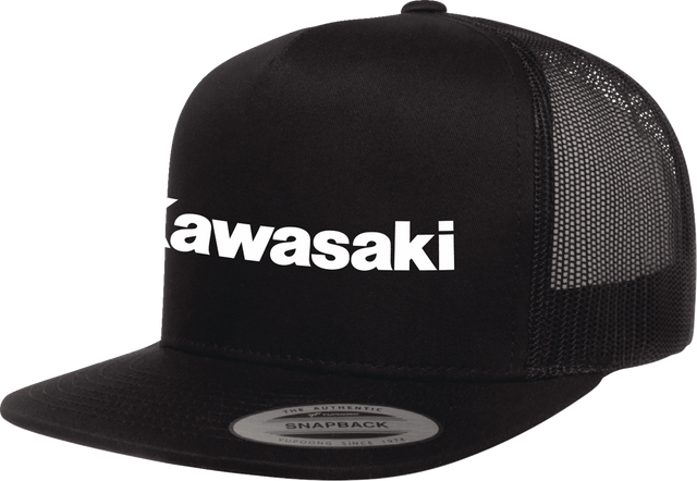 FACTORY EFFEX Kawasaki Alpha Snapback Hat - Black 2501-4371