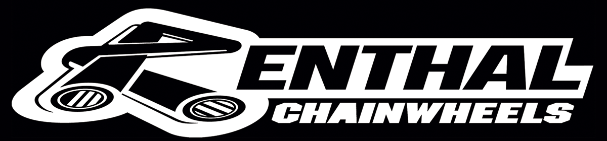 FACTORY EFFEX Renthal Decals - Renthal Decal / 3 Pack / Black/White 4320-0901