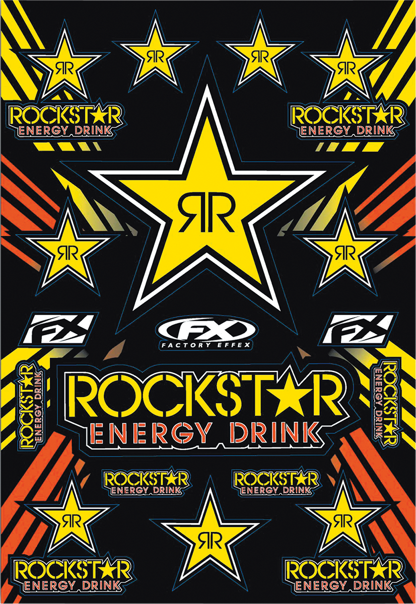 FACTORY EFFEX Rockstar Decal Sheet