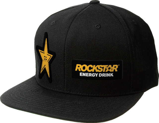 FACTORY EFFEX Rockstar Team Snapback Hat - Black 2501-4044