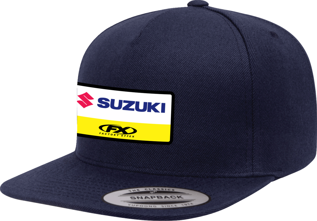 FACTORY EFFEX Suzuki Victory Snapback Hat - Royal Blue 2501-4374