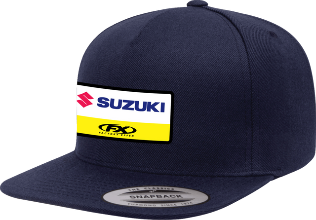 FACTORY EFFEX Suzuki Victory Snapback Hat - Royal Blue 2501-4374