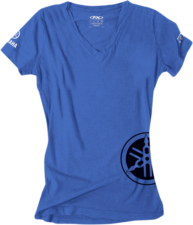 FACTORY EFFEX Women's Yamaha Tuning fork V-Neck T-Shirt