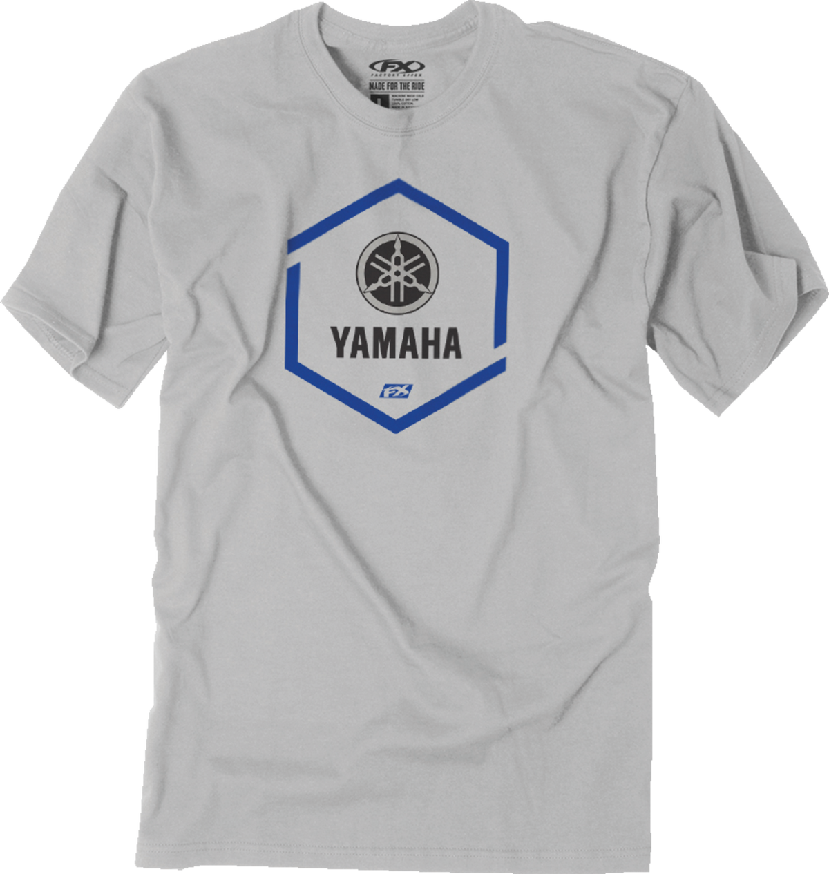 FACTORY EFFEX Yamaha Hexagon T-Shirt - Gray / Medium 3030-22885