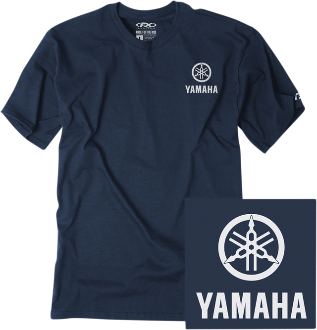 FACTORY EFFEX Yamaha Icon T-Shirt - Navy / Large 3030-19893