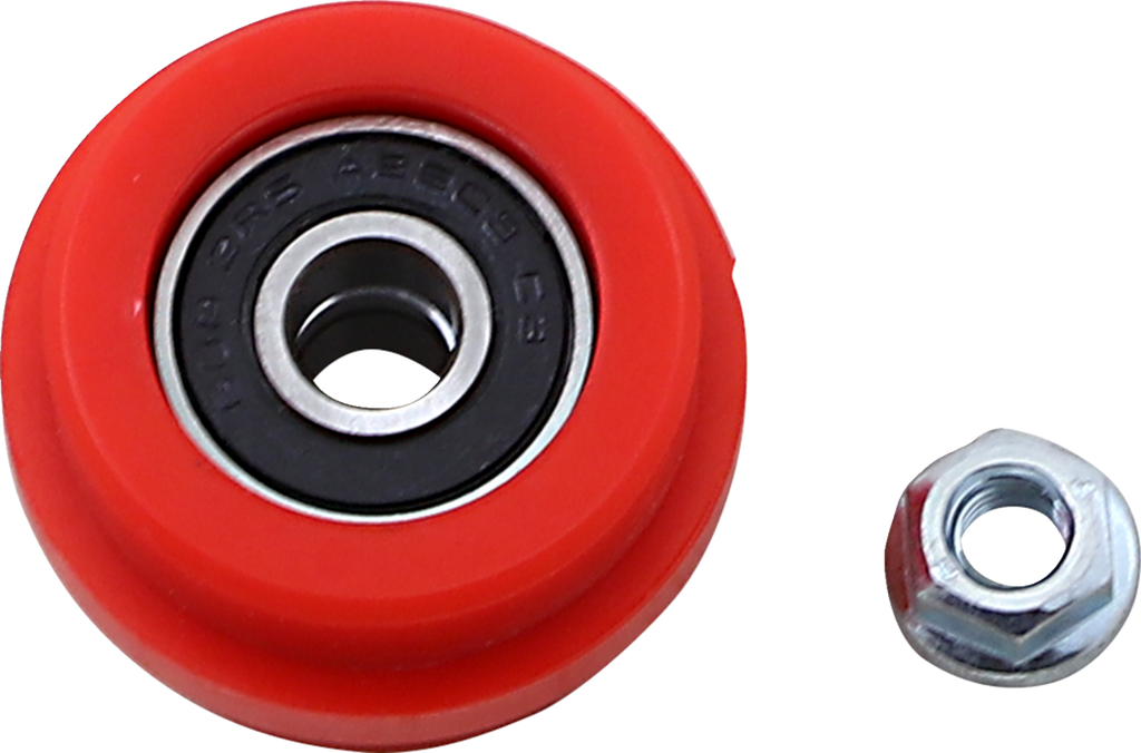 T.M. DESIGNWORKS Chain Roller - Red / Honda 1231-1417