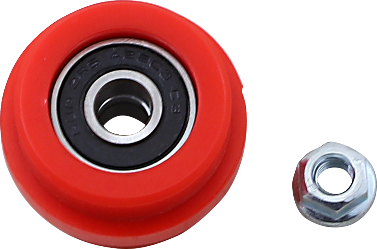 T.M. DESIGNWORKS Chain Roller - Red / Honda 1231-1417