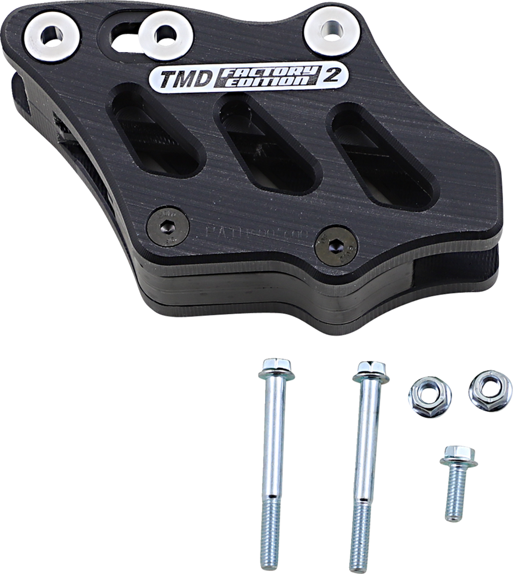 T.M. DESIGNWORKS Chain Guide - Black / Kawasaki 1231-1197
