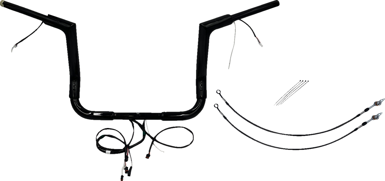 FAT BAGGERS INC. EZ Install Wired 1-1/2" Flat Top Handlebar Kit