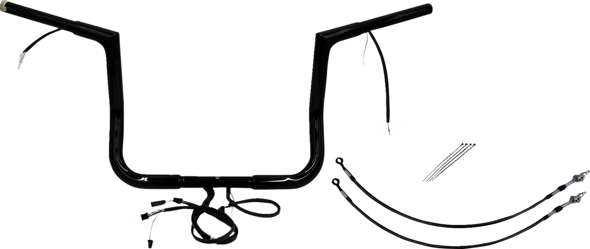 FAT BAGGERS INC. EZ Install Wired 1-1/4" Flat Top Handlebar Kit