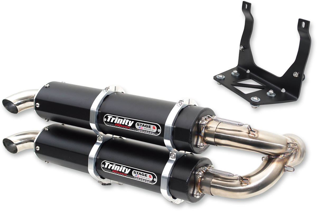 TRINITY RACING Stage 5 Dual Slip-On Muffler