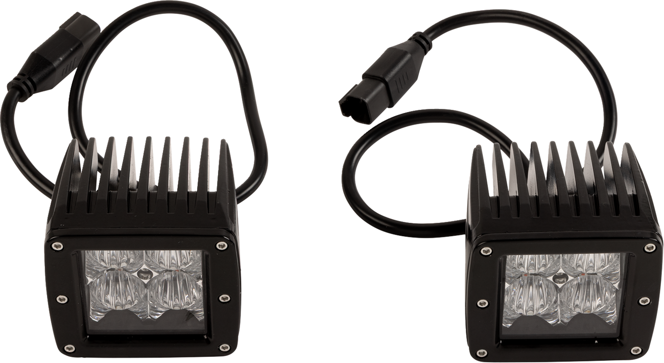 MOOSE OFFROAD Cube Lights - Light Pods / LED / 3" / Amber 2001-2787