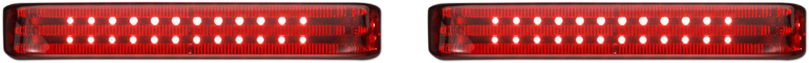 CUSTOM DYNAMICS Saddlebag LED Lights - Sequential / Black/Red 2040-2579