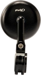 PUIG HI-TECH PARTS Tracker Rear View Mirror - Mirror / Tracker / Rear View / Round / Black 0640-1372