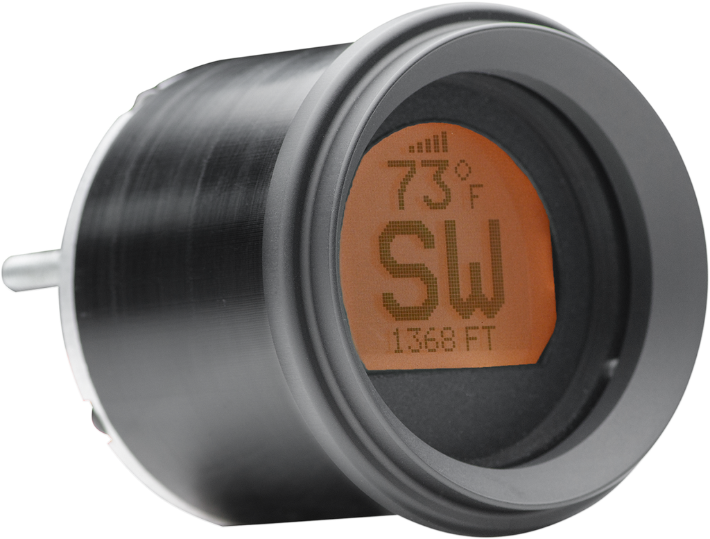 DAKOTA DIGITAL 2-3/16" Stand-Alone LCD GPS Compass - Black/Black 2212-0535