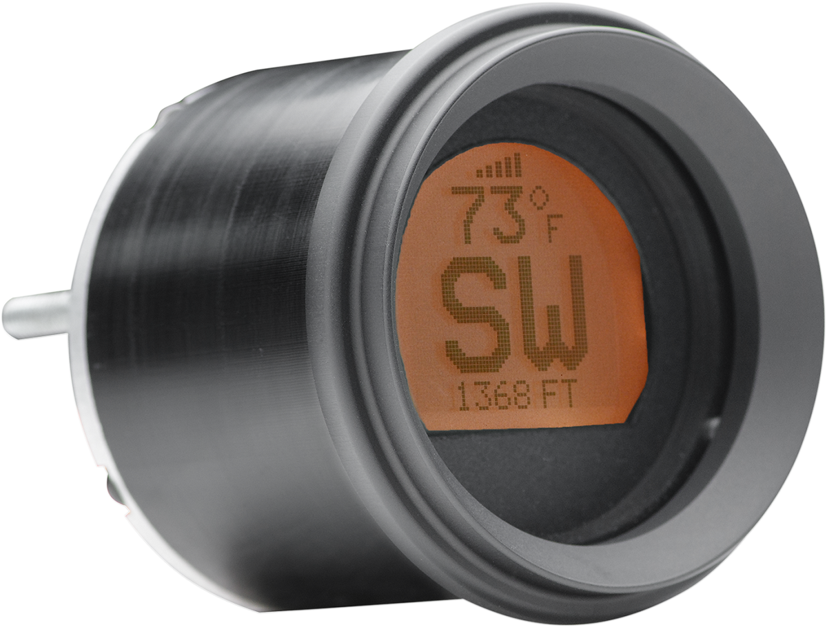 DAKOTA DIGITAL 2-3/16" Stand-Alone LCD GPS Compass - Black/Black 2212-0535
