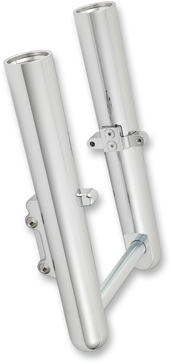 ARLEN NESS Fork Legs - Chrome / Hot Legs / Custom Single Disc / Smooth 0403-0092