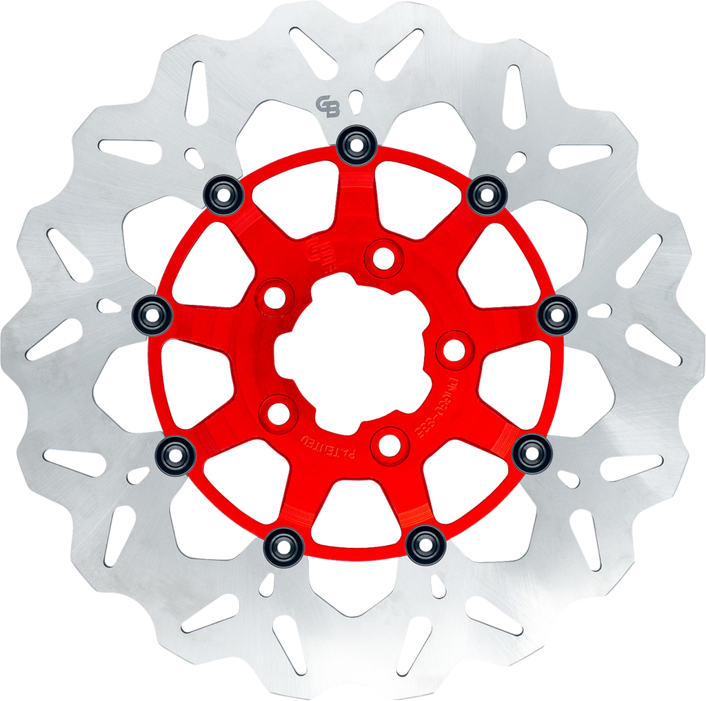 GBRAKES Wave® Brake Rotors - Brake Rotor / Front / Red 1710-4939