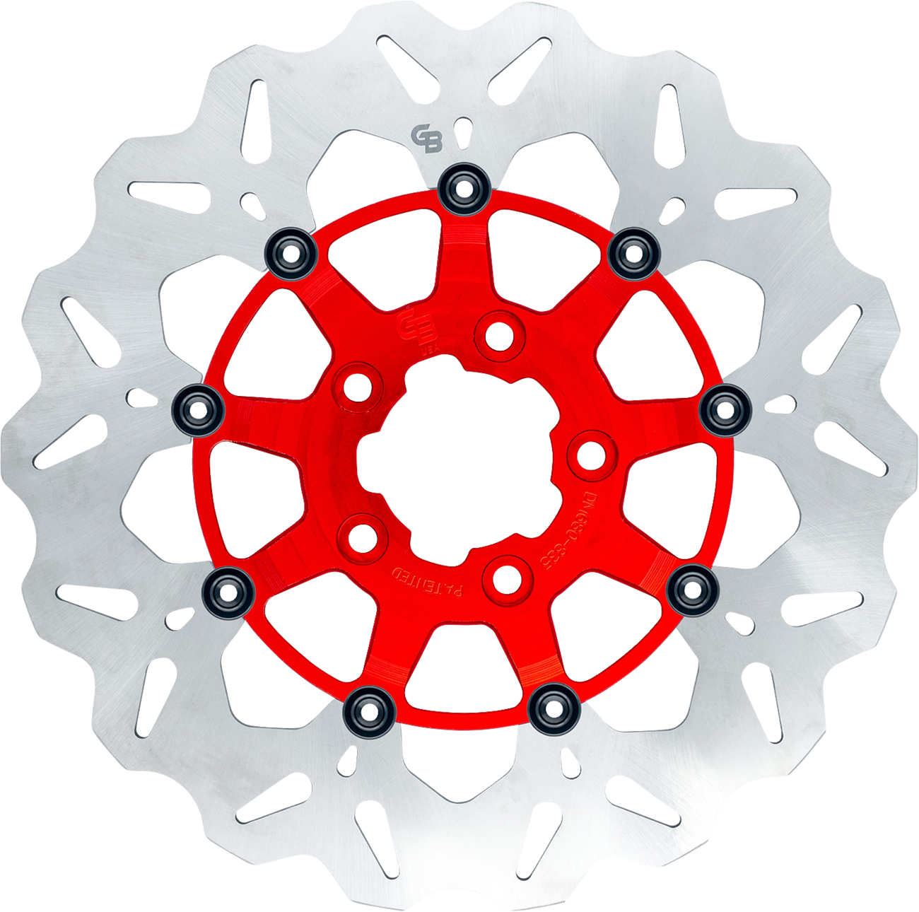 GBRAKES Wave® Brake Rotors - Brake Rotor / Front / Red 1710-4939