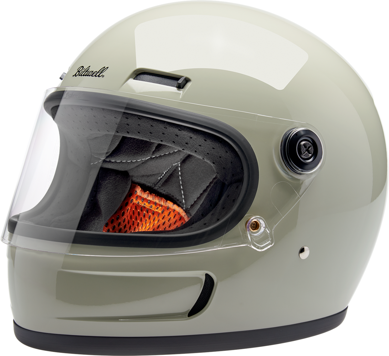 BILTWELL Gringo SV Helmet - Gloss Chalk Gray / Large 0101-18489