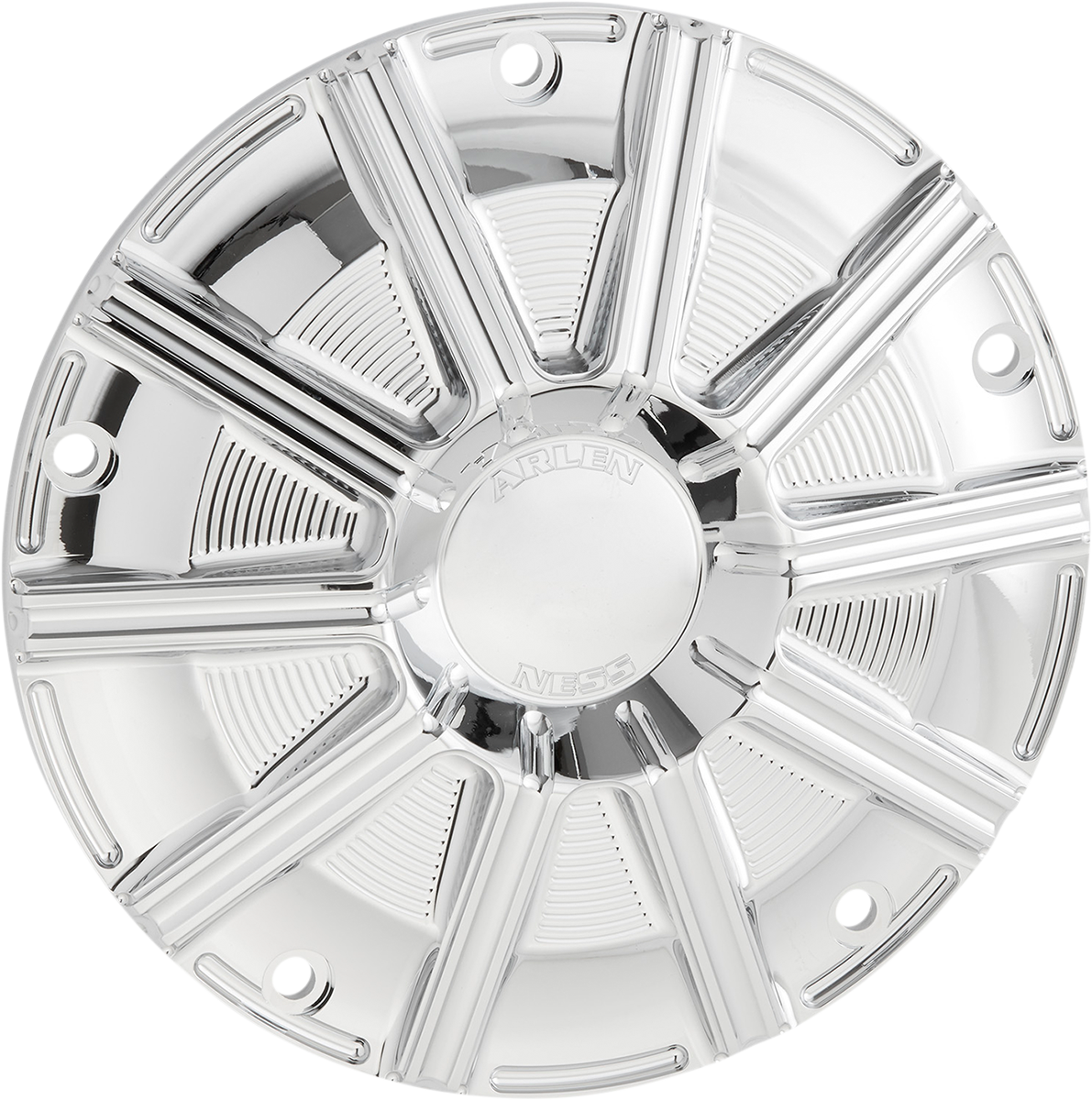 ARLEN NESS 10-Gauge Derby Cover - Chrome / Touring/Trike 1107-0664