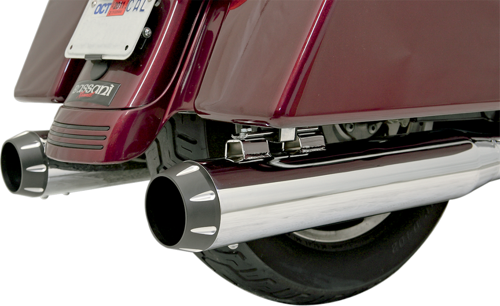 BASSANI XHAUST Optional B1-Syle Quick-Change End Cap — Slash-Cut