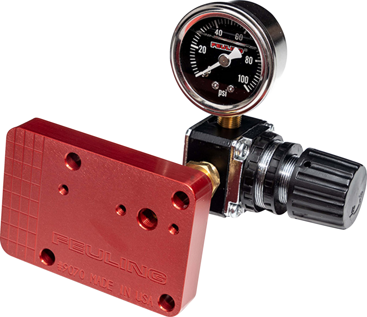 FEULING PARTS Piston Cooling Jet Pressure Tester Block Kit - Stand Alone Tool - Tester Tool Kit / Piston Cooling/Jet Pressure / Twin Cam/M8 3801-0450
