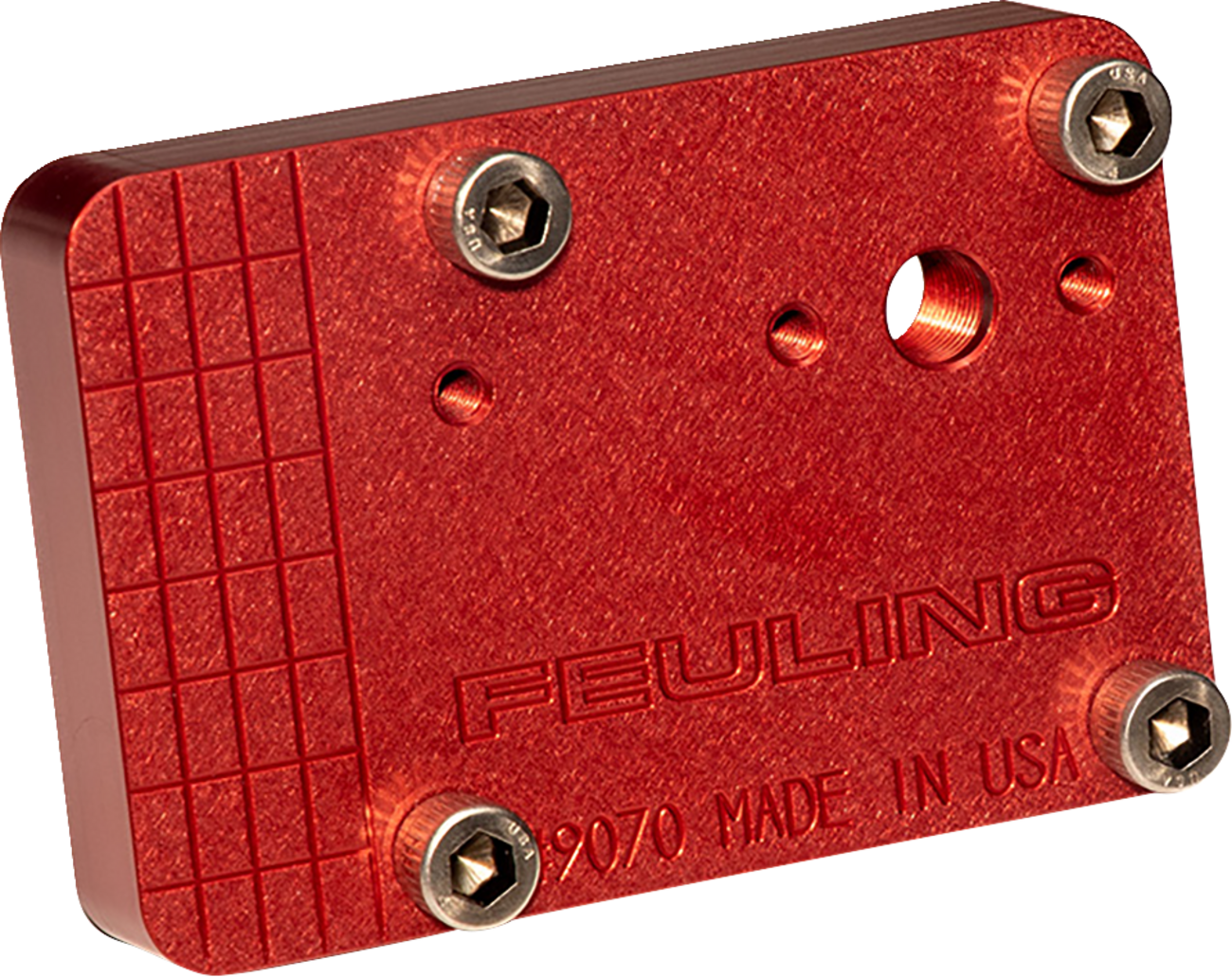FEULING PARTS Piston Cooling Jet Pressure Tester Block - Tester Block / Piston Cooling/Jet Pressure / Twin Cam/M8 3801-0448