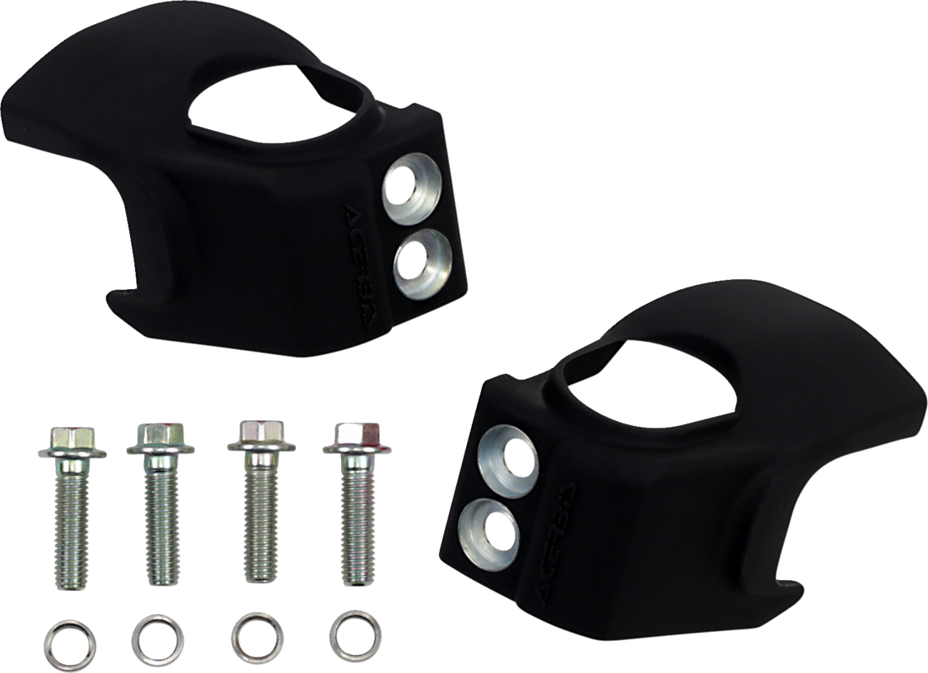 ACERBIS Fork Shoe Covers - Black / Beta 0412-0488