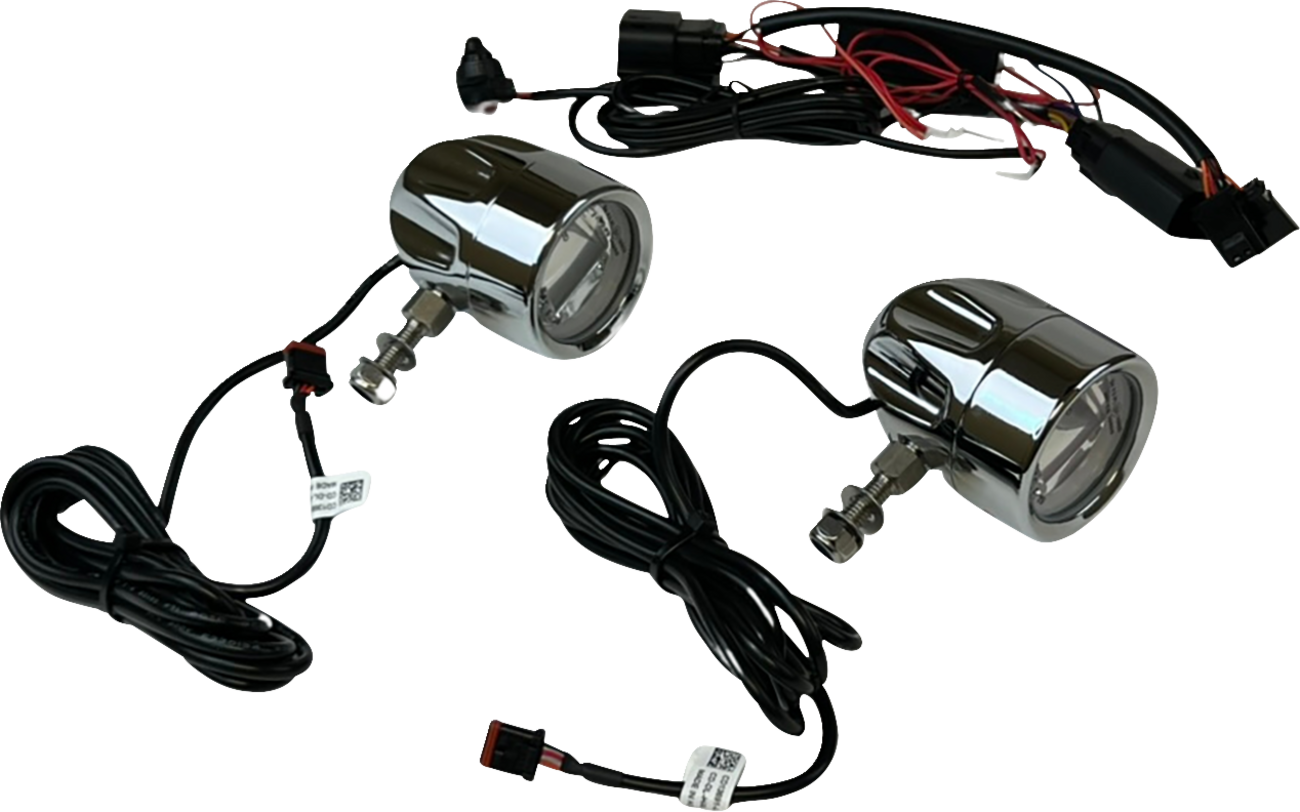 CUSTOM DYNAMICS LED Fog Light - Halo / Chrome 2040-3247