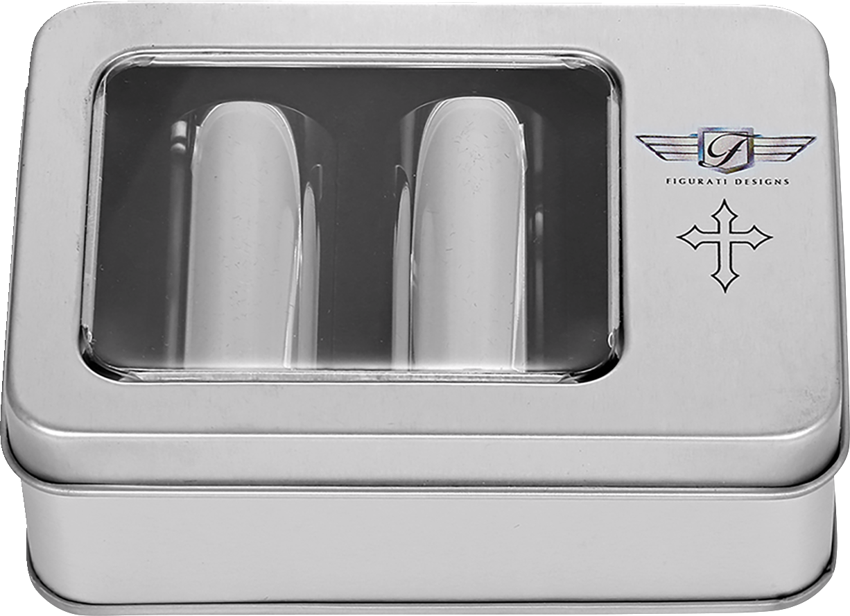 FIGURATI DESIGNS Docking Covers - Cross / Long / Silver 3550-0347