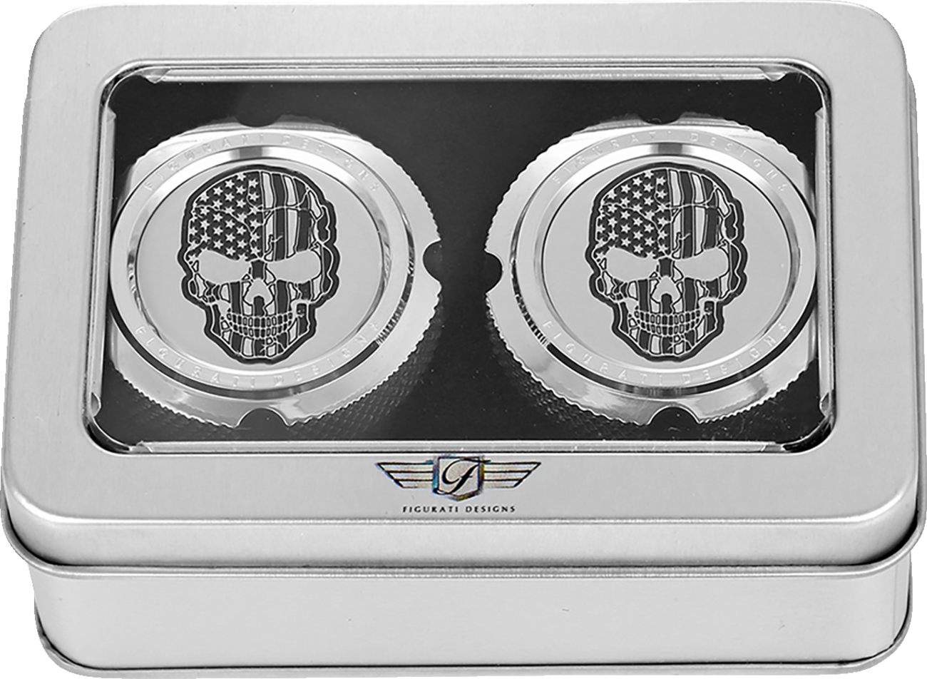 FIGURATI DESIGNS Front Axle Nut Cover