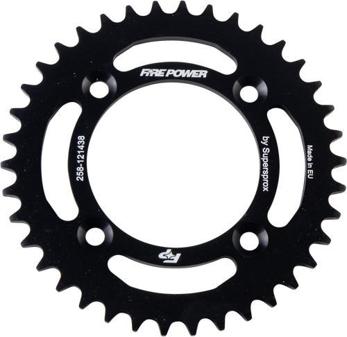 FIRE POWER Aluminum Rear Sprocket - FPA-1214-38-BLK