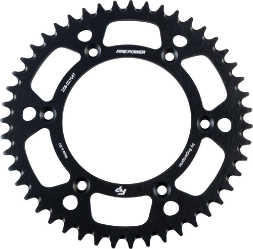 FIRE POWER Aluminum Rear Sprocket - FPA-210-47-BLK