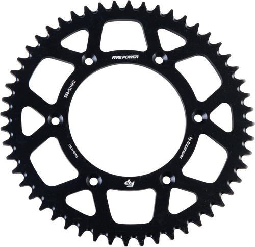 FIRE POWER Aluminum Rear Sprocket - FPA-210-52-BLK
