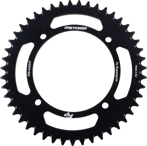 FIRE POWER Aluminum Rear Sprocket - FPA-455-47-BLK
