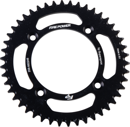 FIRE POWER Aluminum Rear Sprocket - FPA-6622-46-BLK