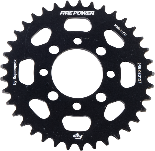 FIRE POWER Aluminum Rear Sprocket - FPA-801-37-BLK