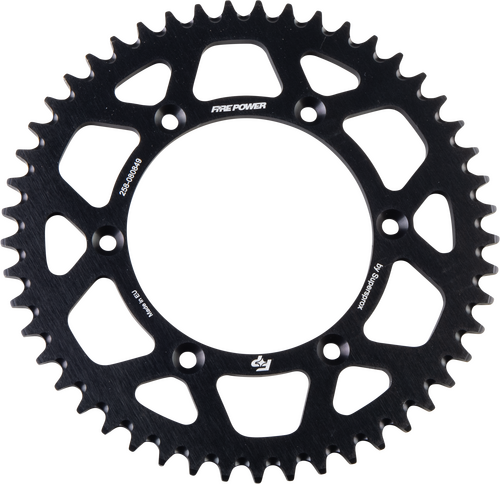 FIRE POWER Aluminum Rear Sprocket - FPA-808-49-BLK