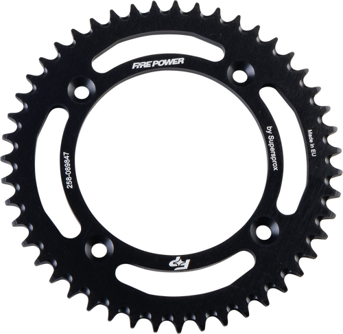 FIRE POWER Aluminum Rear Sprocket - FPA-898-47-BLK