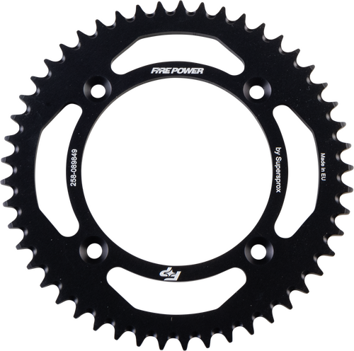 FIRE POWER Aluminum Rear Sprocket - FPA-898-49-BLK