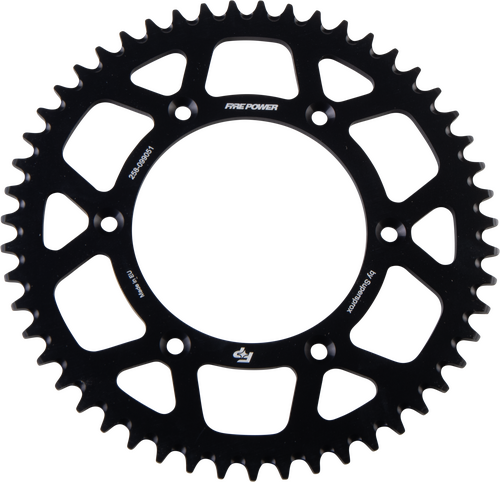 FIRE POWER Aluminum Rear Sprocket - FPA-990-51-BLK