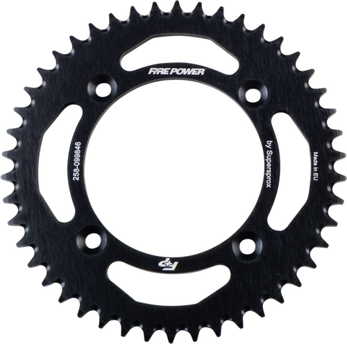FIRE POWER Aluminum Rear Sprocket - FPA-998-46-BLK