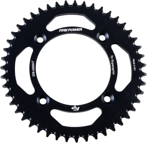 FIRE POWER Aluminum Rear Sprocket - FPA-998-47-BLK