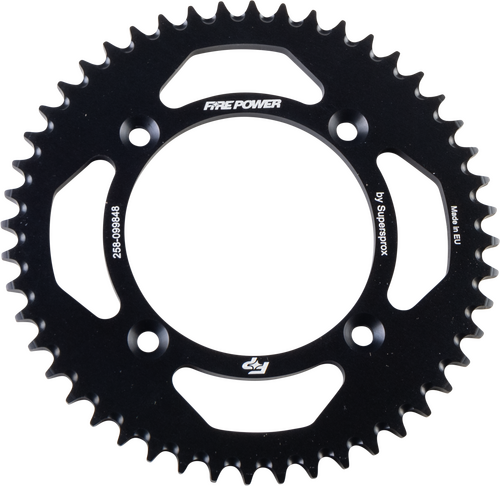 FIRE POWER Aluminum Rear Sprocket - FPA-998-48-BLK