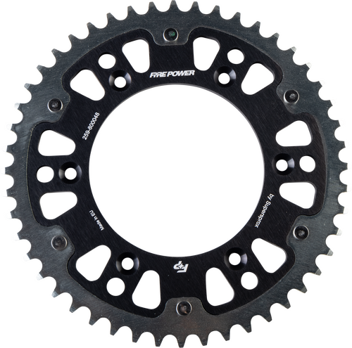 FIRE POWER Hybrid Rear Sprocket - FPH-8000-48-BLK